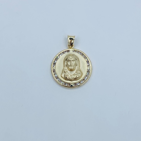10k Solid Gold Pendant Jesus Medal,All Products : American Fashion Style Bags On Sale